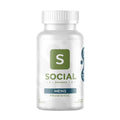 Social Naturals Men’s Probiotic | 20 Billion CFU | Prebiotic + Postbiotic Blend | Gut, Colon & Immune Support | Vegan | Shelf-Stable | 30 Capsules