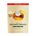 Beekeeper's Naturals Soothing Honey Ginger Lemon Cough Drops - Immune Support with Vitamin D, Zinc and Propolis Throat Soothing Lozenges, 24 Ct