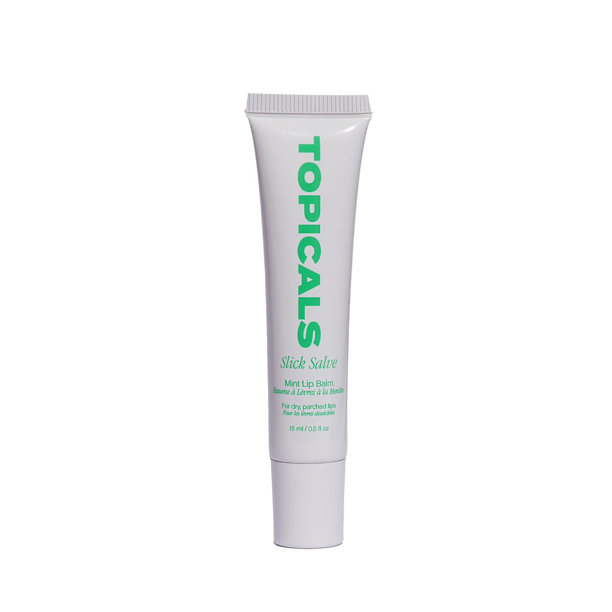 Topicals Slick Salve Mint Glossy Lip Balm | Soothes Discomfort, Strengthens Barrier and Provides Lasting Hydration & Relief | Vegan, Paraben-Free Formula with Hyaluronic Acid and Ceramides (0.5 Fl Oz) TopicalsBuy Supplements Australia
