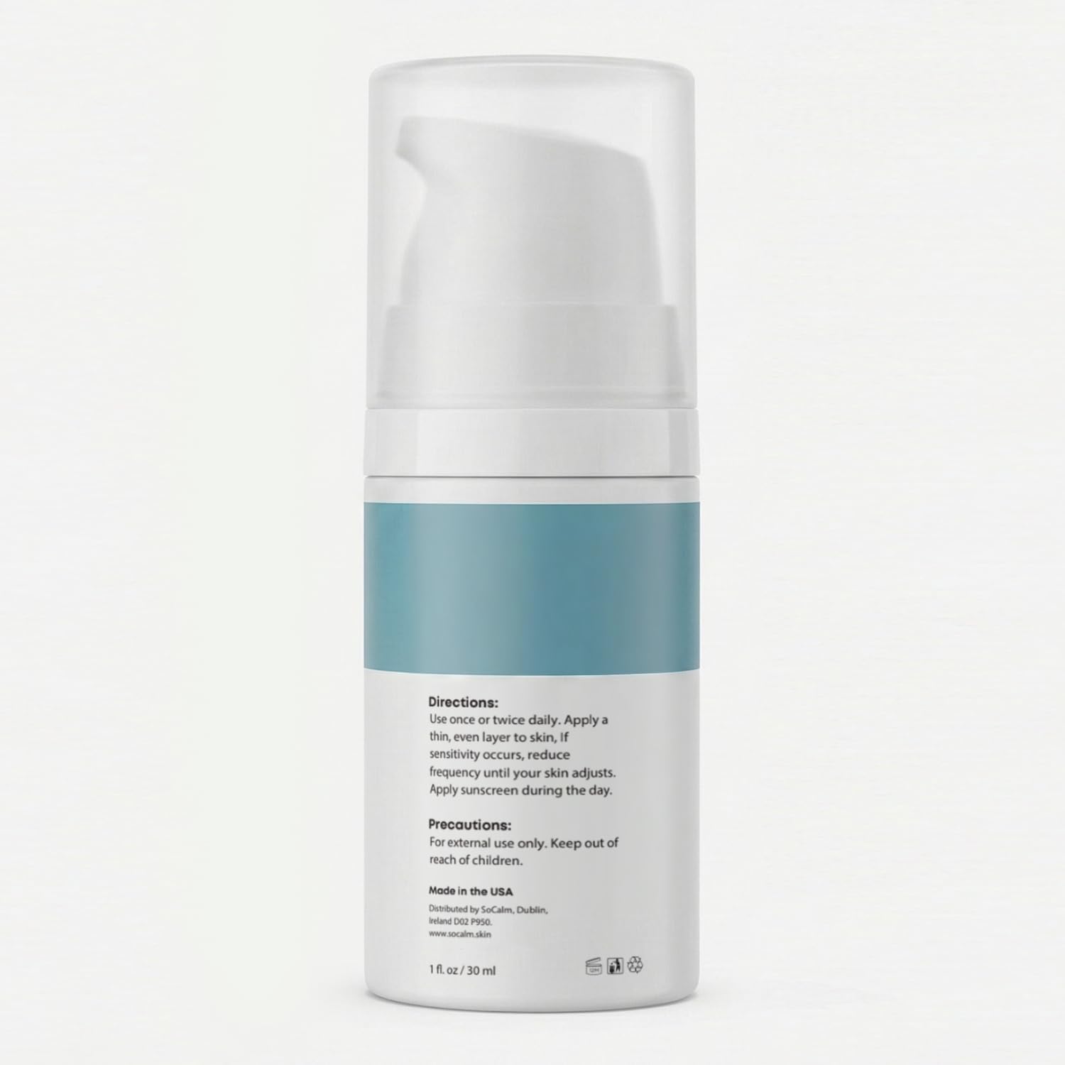 SoCalm Azelaic Acid 10% for Rosacea-Prone Skin – Calms Face Redness & Evens Tone, with Niacinamide & Ceramide NP, Fragrance-Free, 30ml / 1oz