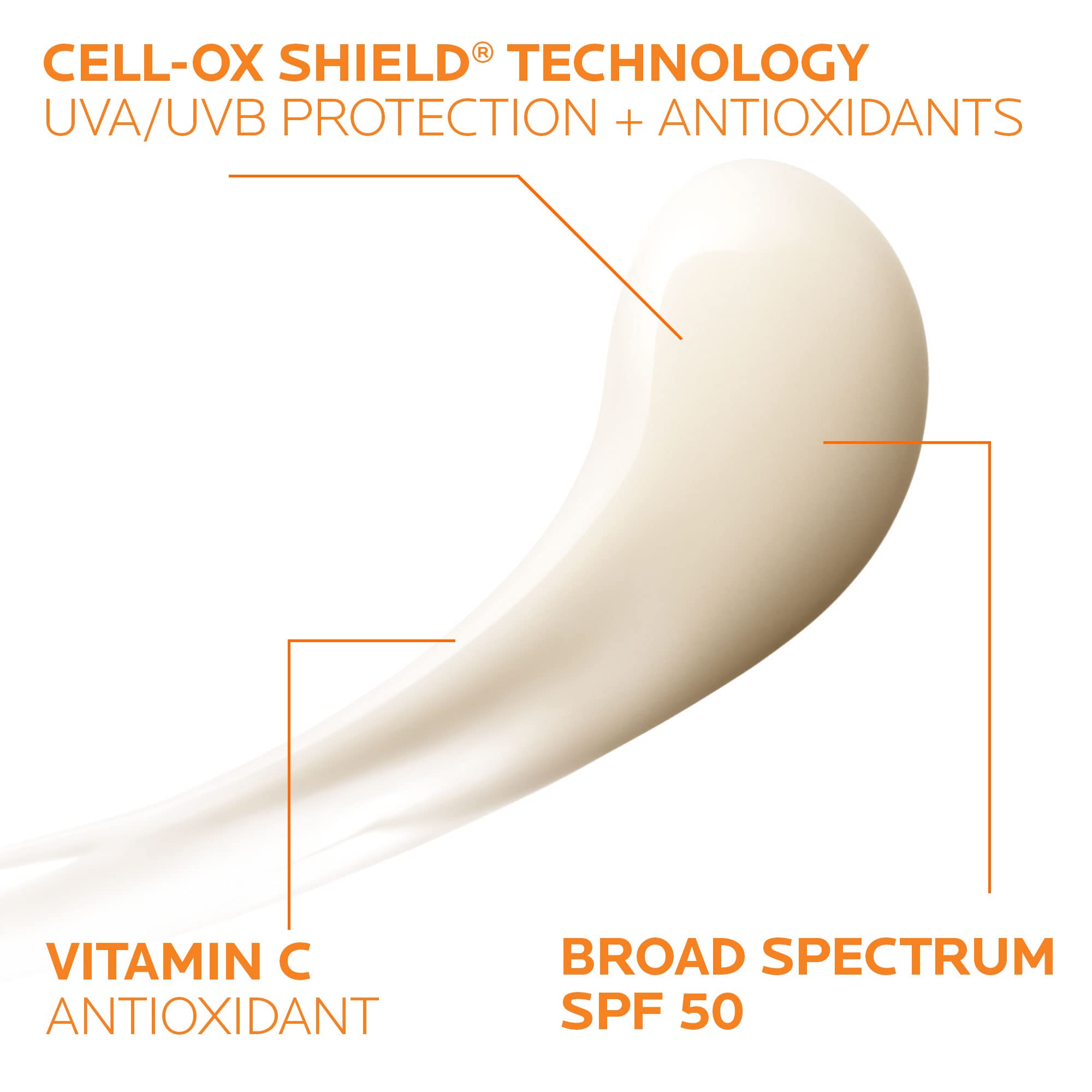 La Roche-Posay Anthelios AOX Daily Antioxidant Serum with SPF, Face Moisturizer with Sunscreen and Vitamin C & E, Oil Free Face Sunscreen for Sensitive Skin