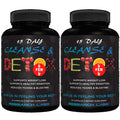 Research Labs 15 Day Colon Cleanse & Detox for Less Bloat Flat Tummy w/Probiotics - 2 Fer 1 - Constipation Relief - Flushes Toxins, Boosts Energy.