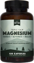Natural Rhythm Triple Calm Magnesium Complex - 120 Capsules, Chelated Magnesium Glycinate, Taurate & Malate, High Absorption Supplement for Sleep, Stress, Muscle & Heart Support, Non-GMO, Vegan Natural RhythmBuy Supplements Australia