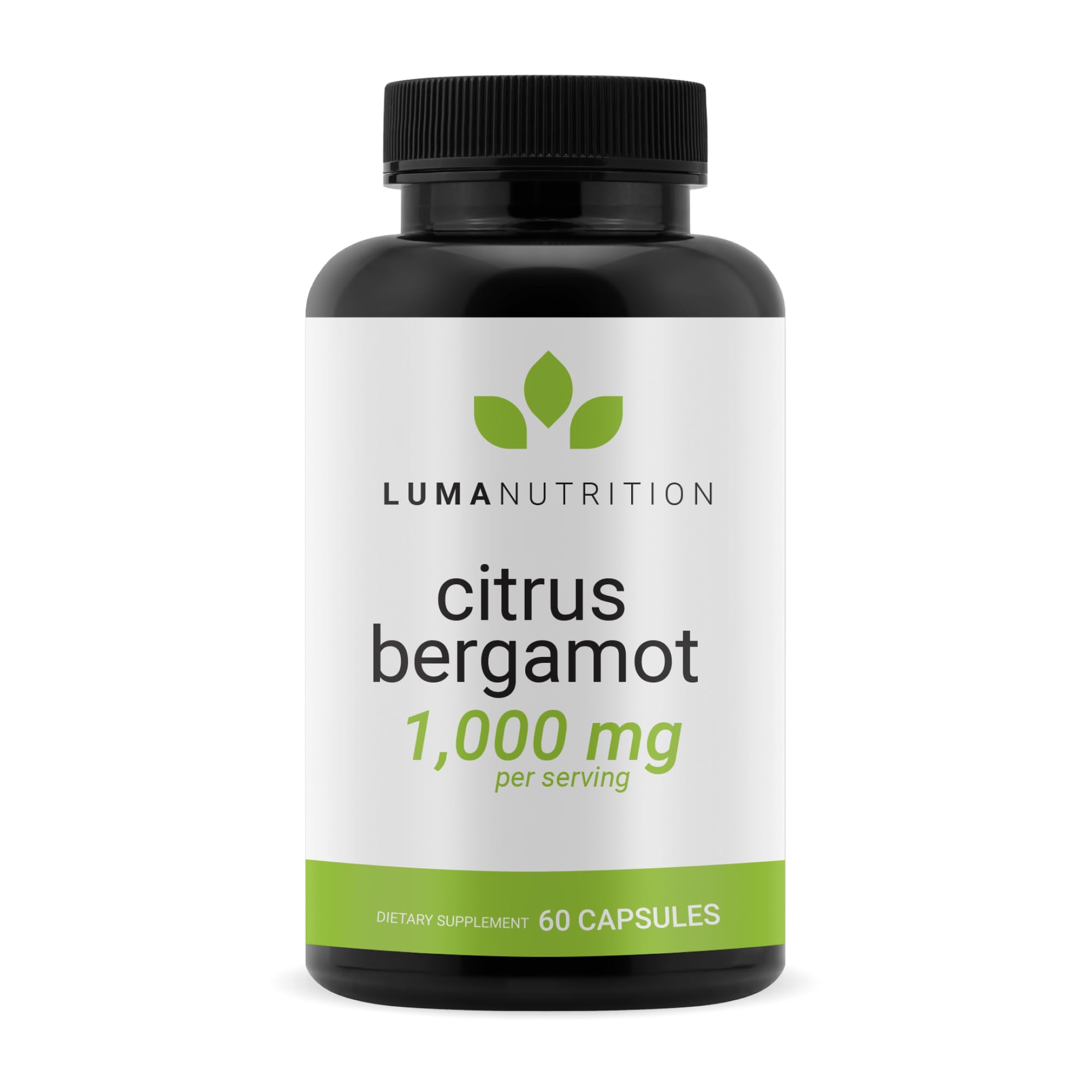 Luma Nutrition Citrus Bergamot 1000mg Per Serving - Citrus Bergamot Supplement - Heart Health Support - Made in the USA - Veteran Owned - 60 Capsules, 30 Servings Luma NutritionBuy Supplements Australia