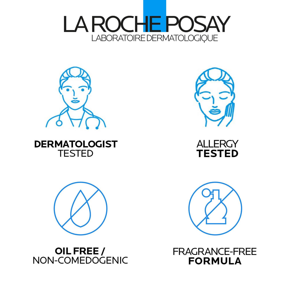 La Roche-Posay Toleriane Purifying Foaming Facial Cleanser, Niacinamide + Ceramides + Prebiotic Thermal Water, Oil Free Face Wash For Oily Skin, Pore Cleanser