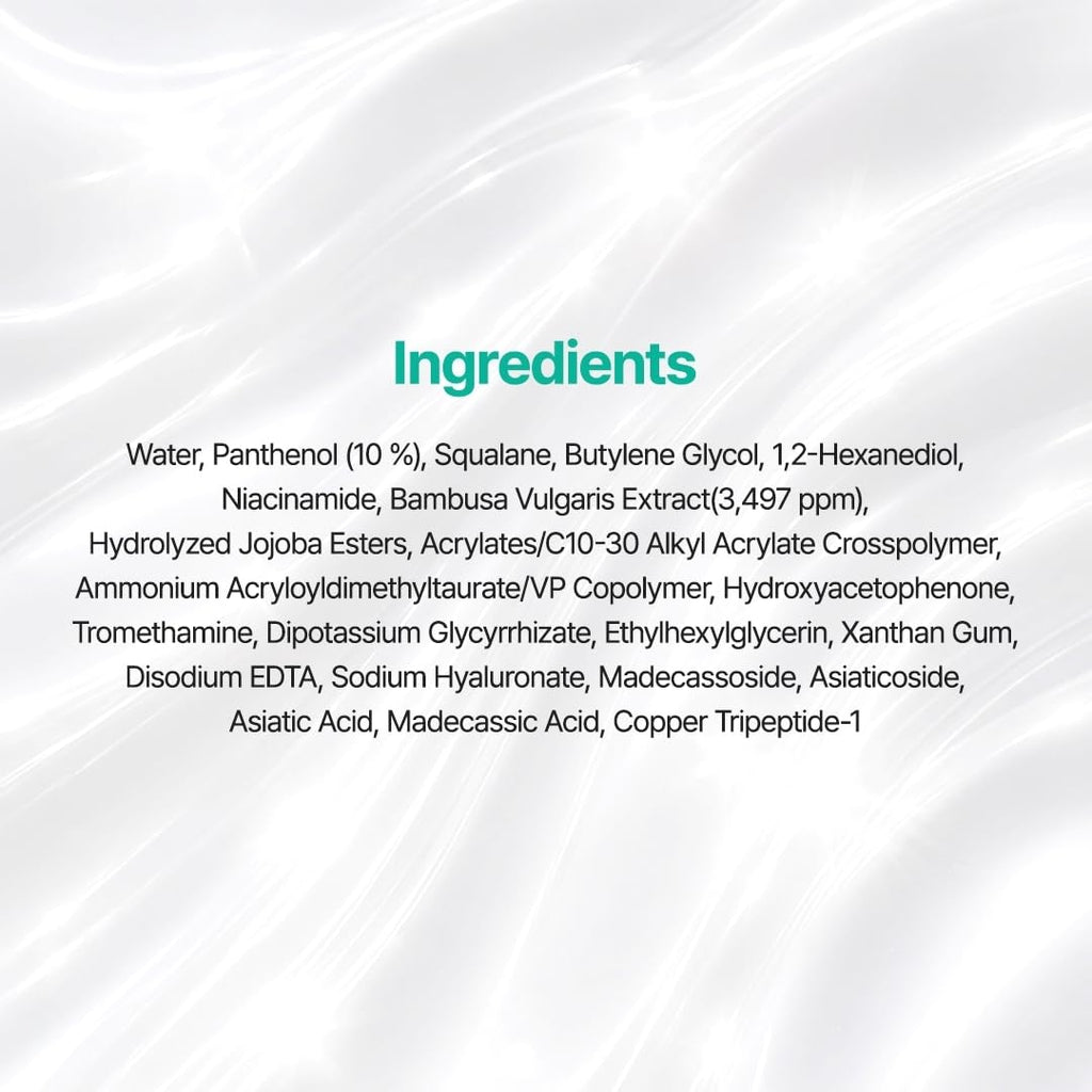 PURITO Panthenol 10% Barrier Cream | Face Moisturizer for Skin Barrier Repair | All skin types, sensitive and blemish-prone skin | Non-Comedogenic,