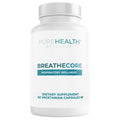 PUREHEALTH RESEARCH BreatheCore - Lung Detox for Smokers - Lung Cleanse & Support Supplement for Women & Men - Ginger Root, Ginkgo Biloba, St Johns Wort, Panax Ginseng & More - 60 Capsules PUREHEALTH RESEARCHBuy Supplements Australia
