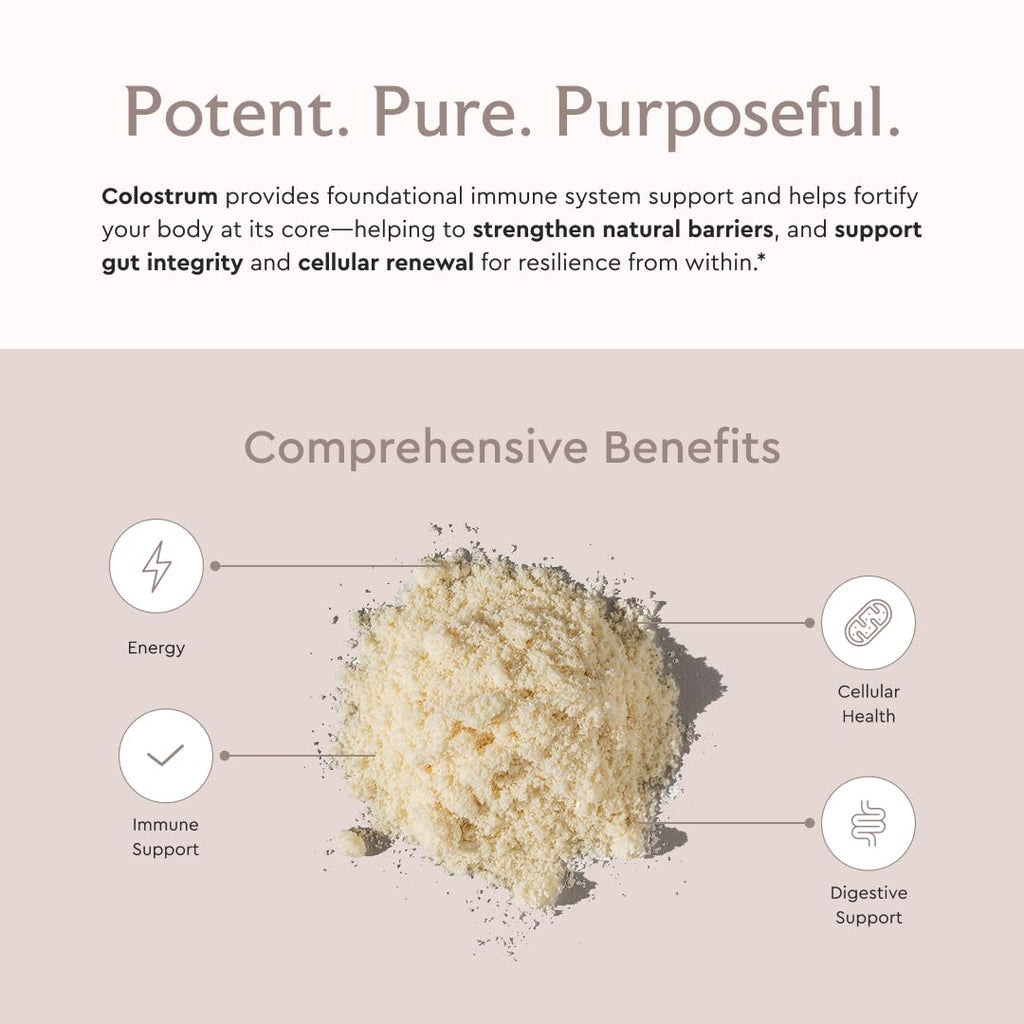 Alaya Naturals Bovine Colostrum Powder – Superfood, Bioactive Colostrum for Gut Health, Immune Support, Hormonal Balance & Muscle Recovery
