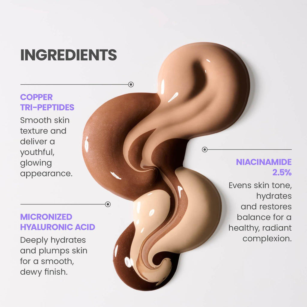 Wonderskin Hyper Bond All-Day Stay Serum Foundation – Waterproof, Transfer-Proof, 24HR Longwear Face Makeup with Niacinamide & Hyaluronic Acid – Lightweight, Natural Finish (Aura)