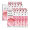 MEDIHEAL Essential Face Mask [Skin Firming] 10 pcs. for Plumping Hydration, Glass Skin & Skin Nourishment - Travel Essentials, Korean Beauty Sheet Mask