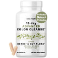 15 Day Advanced Colon Cleanse, Probiotics & Natural Herbs, Supports Detox & Gut Flora for Women & Men, with Cascara Sagrada, Psyllium Husk & Senna Leaf