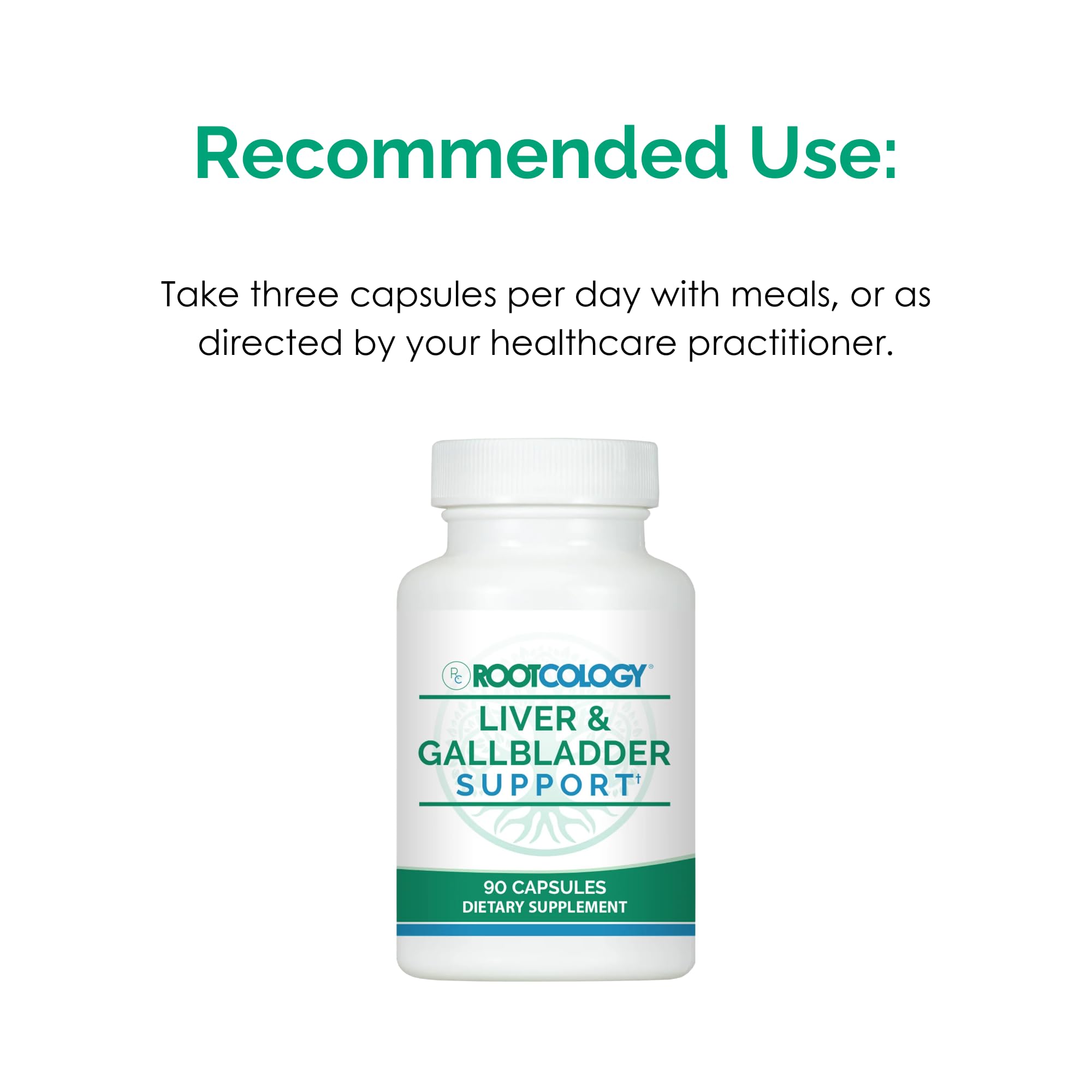Rootcology by Dr. Izabella Wentz | Liver & Gallbladder Support with Milk Thistle, Artichoke Leaf & Beet | 90 Capsules
