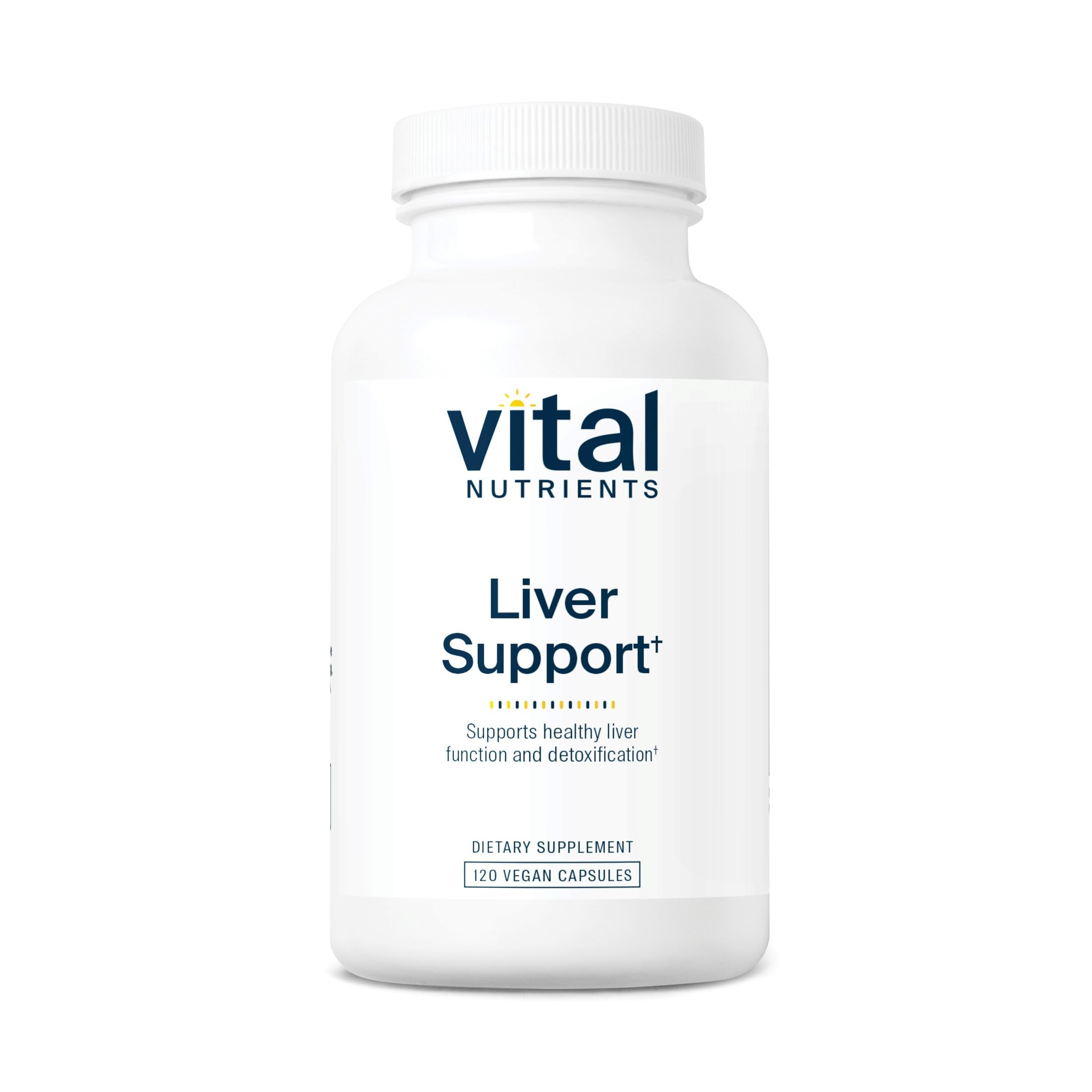 Vital Nutrients Liver Support Milk Thistle and Curcumin - Vegan Supplement - Herbal Combination to Support Healthy Liver Function