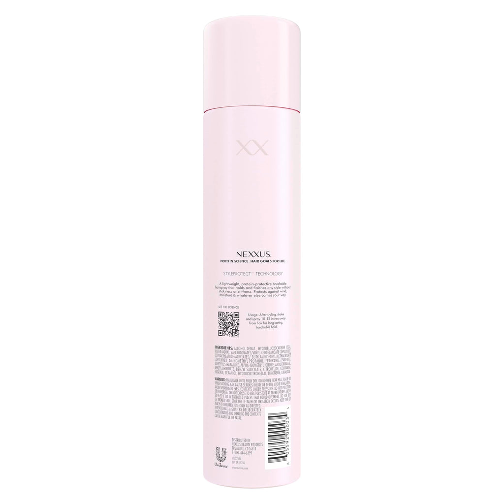 Nexxus Styling Spray Comb Thru Finish Flexible Hold Hairspray Powered by STYLEPROTECT Technology 10 oz