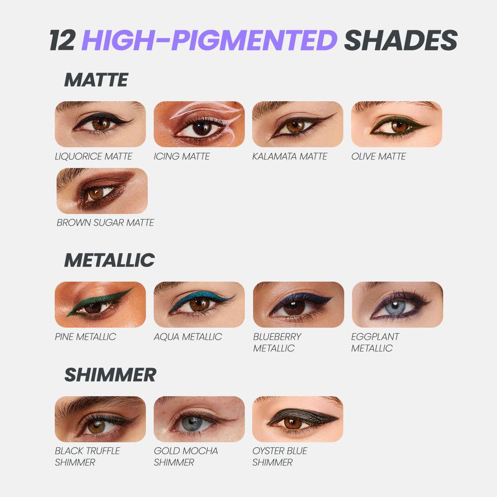 Wonderskin Eyeliner Pencil, 1440 Longwear Pink Eyeliner Pencil - Waterproof, Sharpenable & Smudge Proof (Icing)