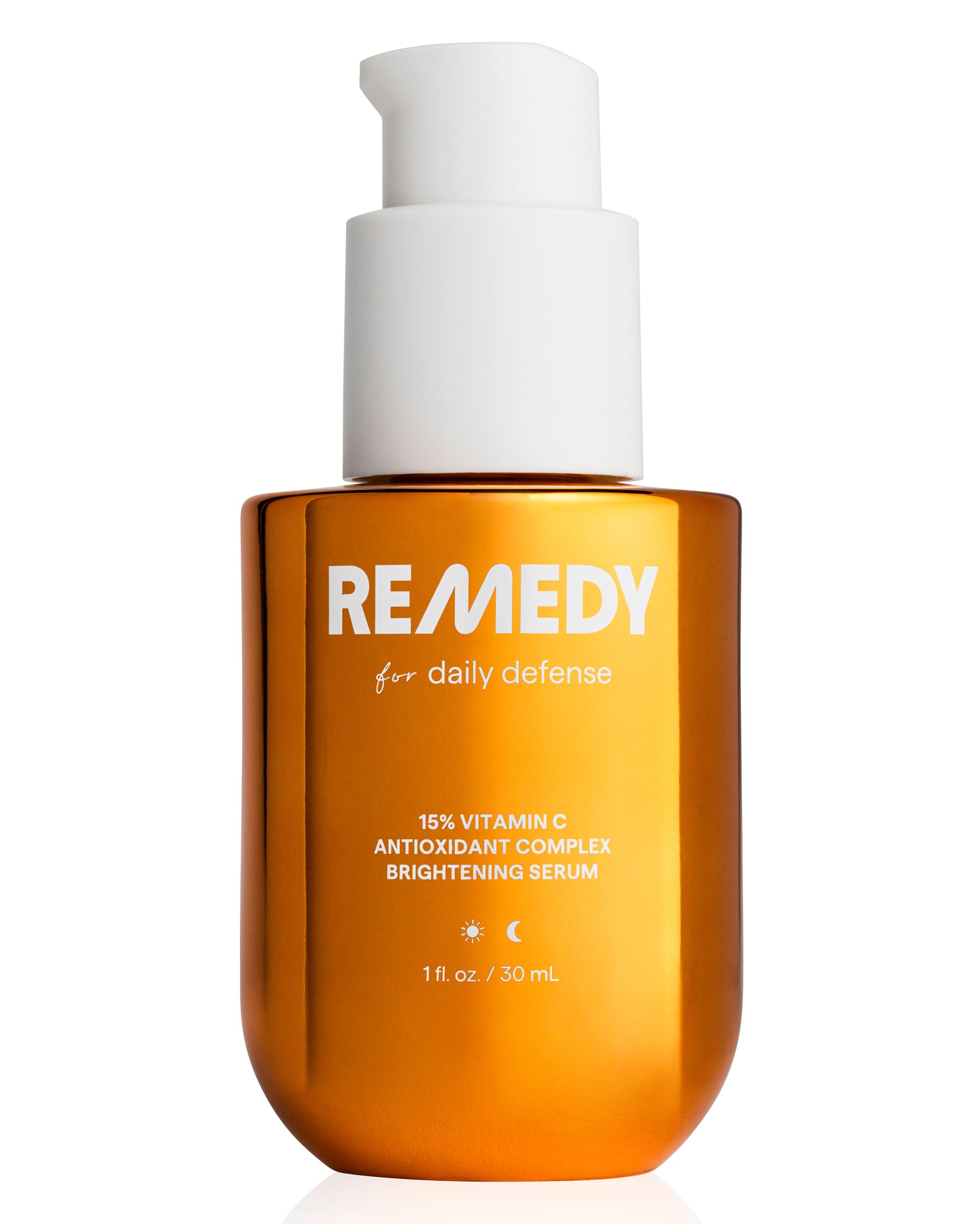 Remedy for Daily Defense | 15% Vitamin C Complex Brightening Serum | Stabilized Vitamin C with Next-Gen Antioxidants, Ferulic Acid, Ectoin