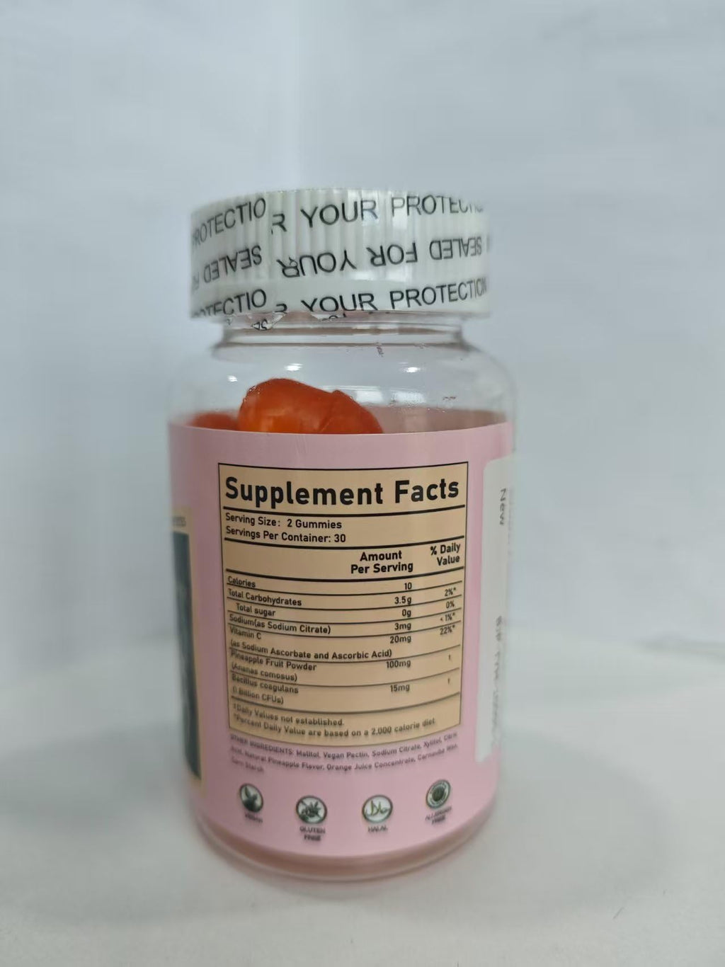 SUWENY Pineapple Gummies for Women ph Premium Feminine Balance Gummies for Women Health Immune Support Vegan, Gluten-Free & Halal-60 Gummies-30 Servings (1)