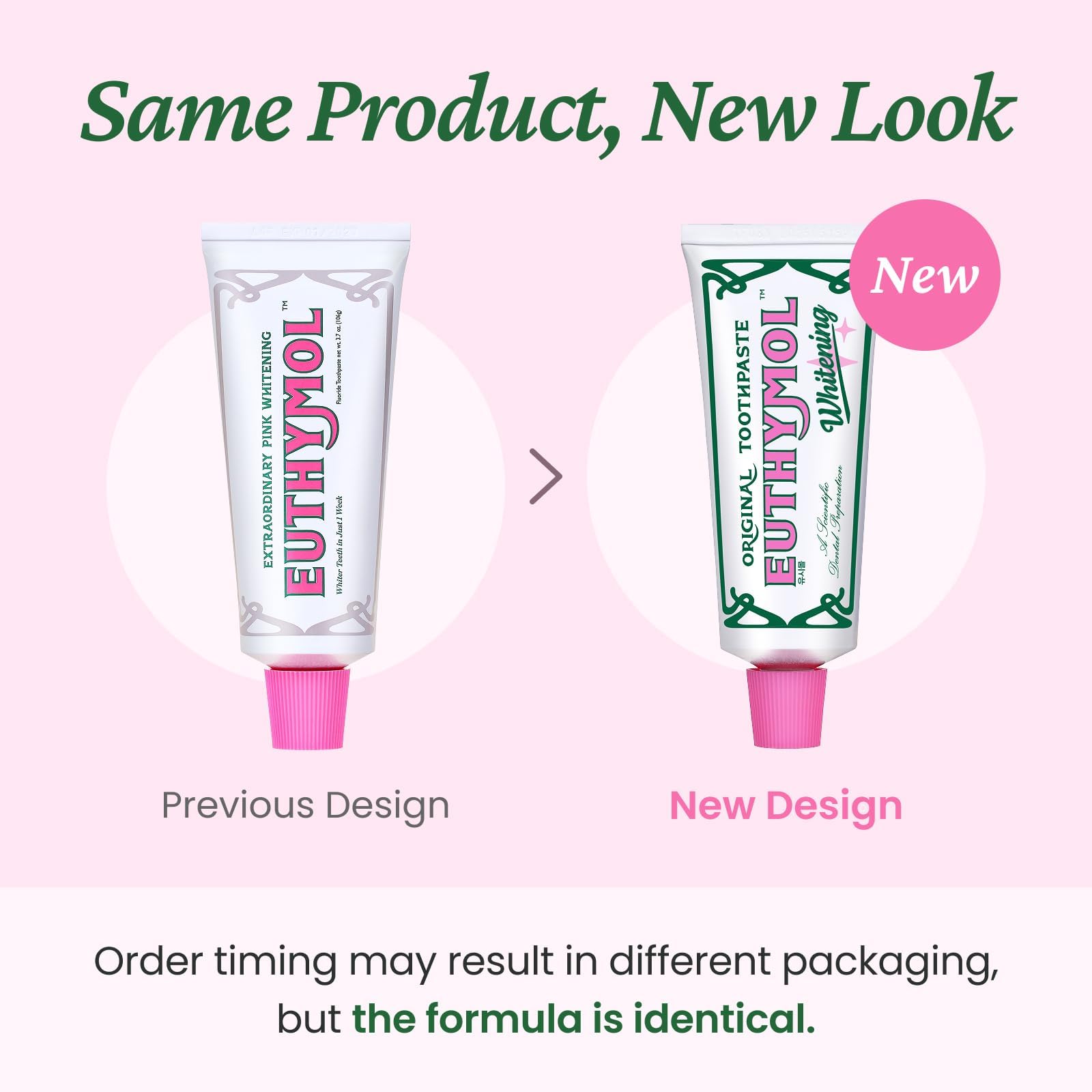 EUTHYMOL Whitening Toothpaste (3.7fl oz) - Stain Removal in 2 Weeks, Long-Lasting Freshness for Sensitive Gum & Teeth. Bad Breath