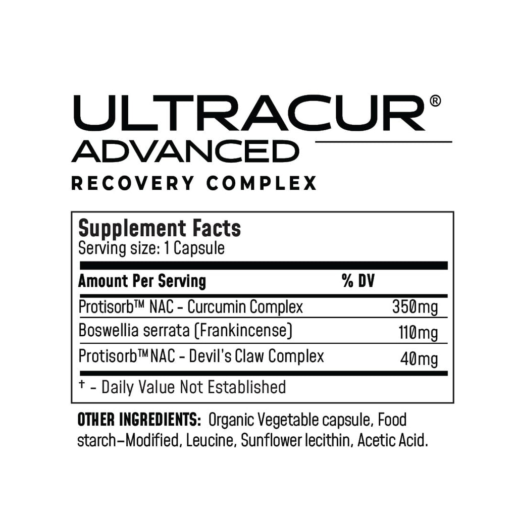 UltraCur Advanced Joint Support Supplement with High Absorption Curcumin - Extra Strength Protisorb Liquid Protein Scaffold - Supports Mobility & Flexibility with Devils Claw & Boswellia - 60 Capsules UltraCurBuy Supplements Australia