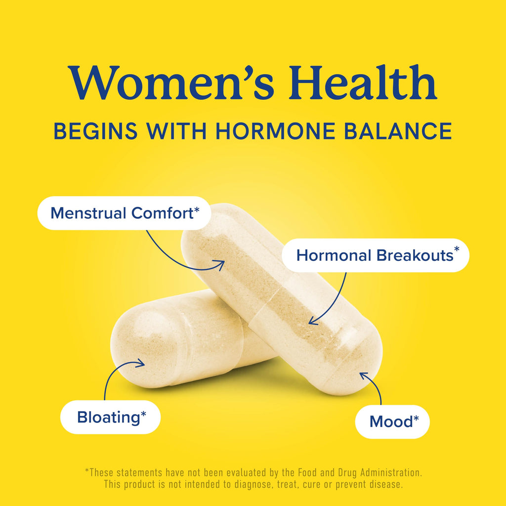 DIM Supplement 200 mg (120 Ct) | Estrogen Balance for Women & Men | Hormone Balance, Hormonal Acne Supplements, Menopause, Antioxidant & PMS Support
