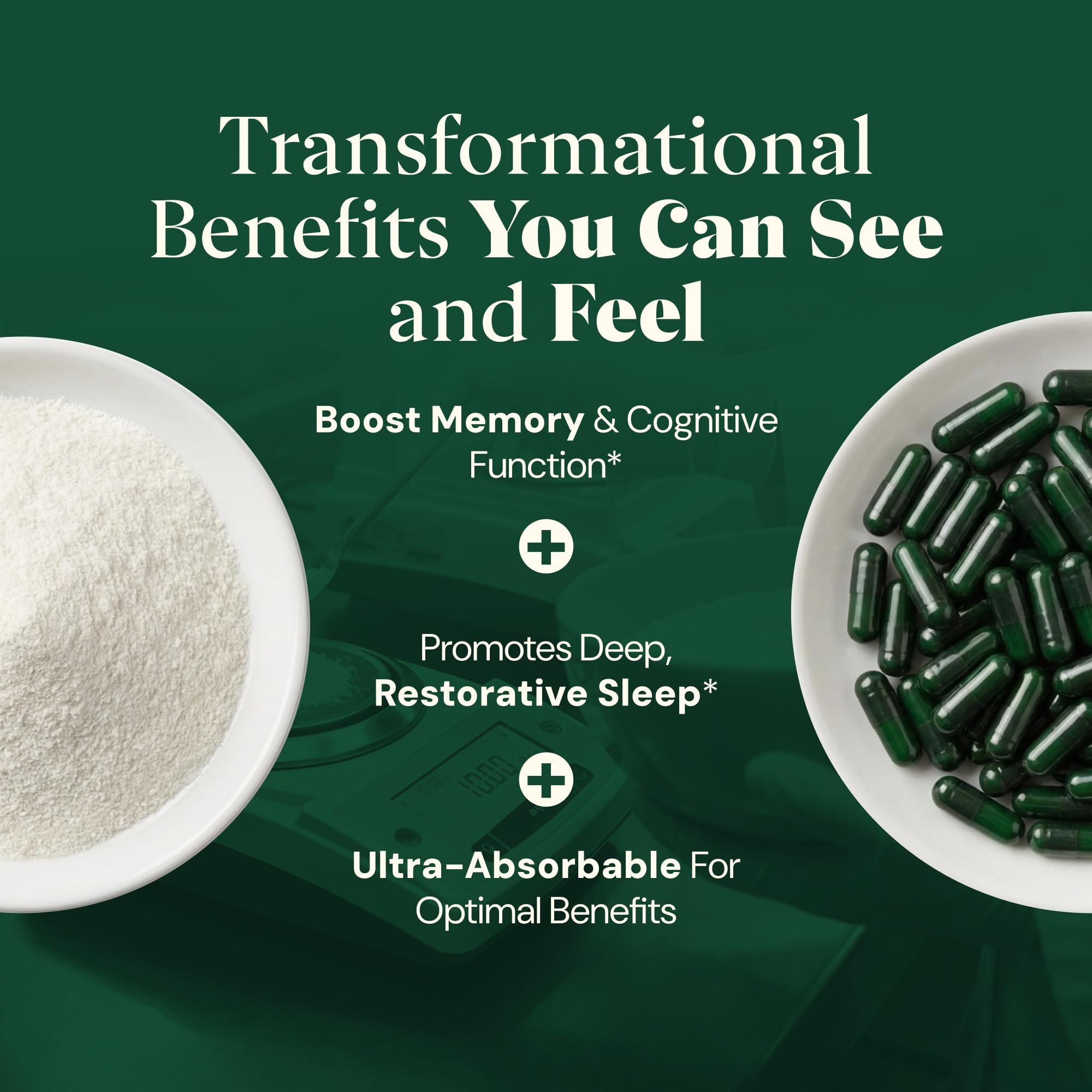 Magnesium L-Threonate with Apigenin, Valerian Root & L-Theanine – No Melatonin Restful Sleep & Brain Supplement – Clinically Studied 7-Ingredient Formula – Memory & Focus – 60 Capsules Plus+Ultra buy supplements Au