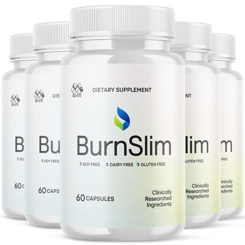 (5 Pack) Burn Slim Capsules, Official Burnslim Pills with All Natural Ingredients, Advanced Burn Slim Health and Wellness Supplement Supporting Active Lifestyle for Women and Men (300 Capsules) MJOBuy Supplements Australia