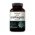 NatureBell Multi Collagen Complex - 300 Capsules - 5 Collagen Peptides (Type I, II, III, V, X), Hyaluronic Acid, Biotin & Probiotics - Hair, Skin, Nail, Joint & Gut Health Support* NatureBell buy supplements Au