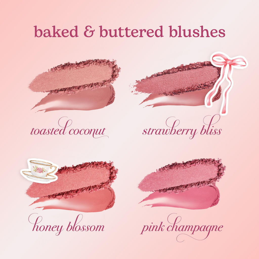tarte macaron blush & glow duo - Multi-Use Longwear Makeup with Peptides, Cream & Powder Blush Duo with Blend Bar for a Buildable Bright Lifted Look, Vegan & Cruelty-Free, full size, honey blossom