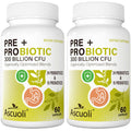 Probiotics for Women & Men - 300 Billion CFU, 24 Strains + 15 Organic Herbs Prebiotics Blend, Daily Probiotic for Digestive Health, Immune, Gut, Bloating - 120 Vegetarian Capsule (120-Days Supply)