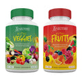 Justified Laboratories Superfoods Set - Includes Vital Fruits (90 Capsules) + Vital Veggies (90 Capsules) - Non-GMO, Vegan - 30 Servings per Bottle
