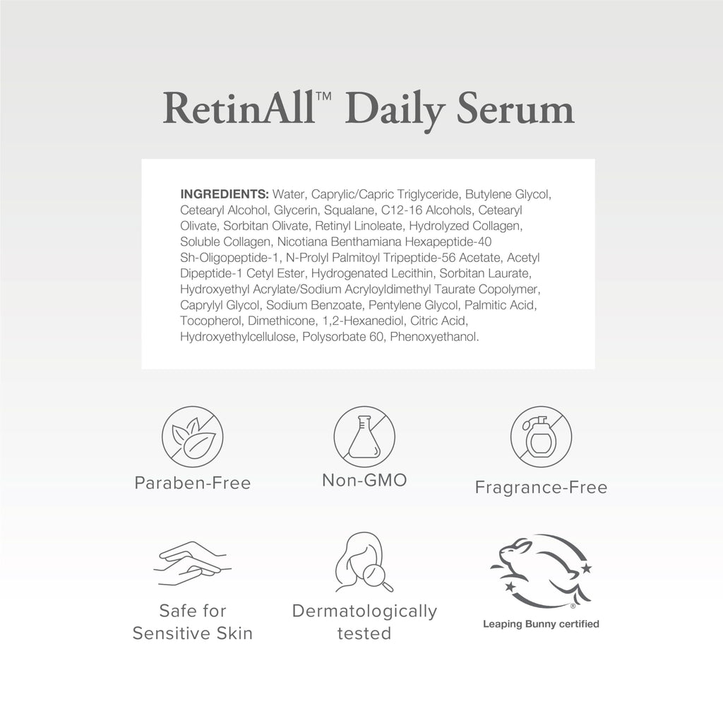 SeroVital Beauty RetinAll Daily Serum – Redefining Retinol – Retinoid Skin Serum – Anti Wrinkle Face Serum for Women, 1 oz
