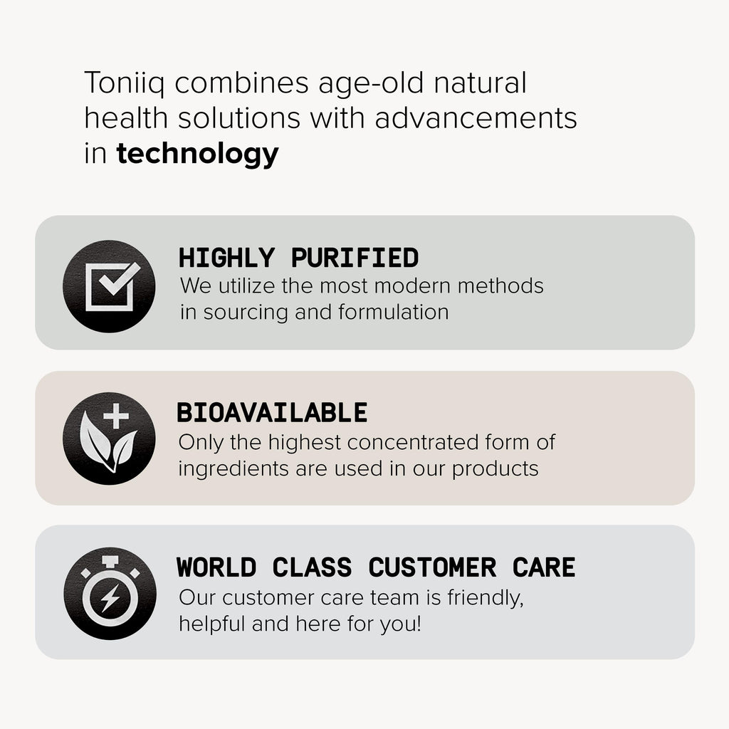 Toniiq Ultra High Potency 1400mg NAD Supplement - NAD+ Nicotinamide B3 Blend with D-Ribose, Niacin -with RiaGev - 3rd Party Tested Toniiq buy supplements Au