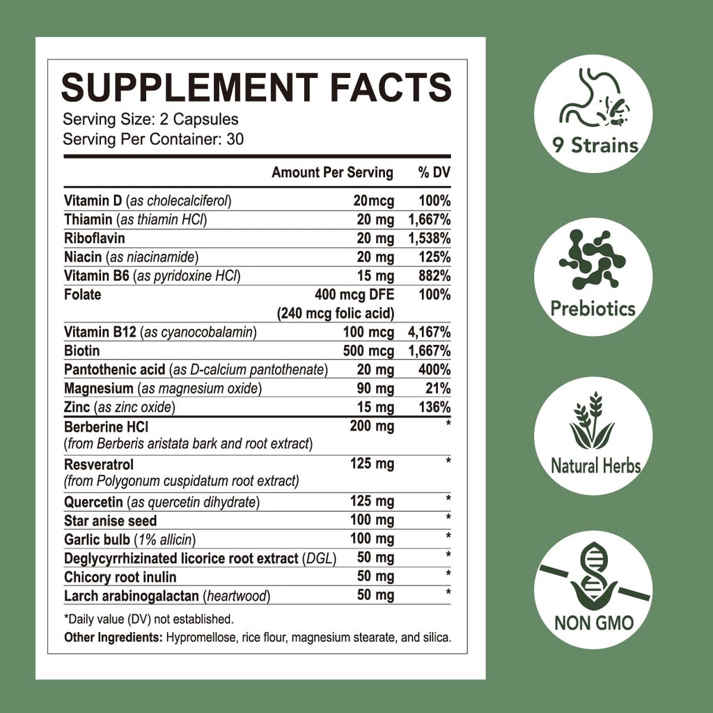 Rigma Herbal BEE Gut Health - Gas and Bloating Relief, Constipation, Leaky Gut Repair - Gut Cleanse & Restore Digestion