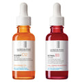 Bundle of La Roche-Posay Pure 10% Vitamin C Serum+ La Roche-Posay Pure Retinol Face Serum for Lines, Wrinkles & Premature Sun Damage to Resurface