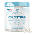 WONDERCOW Colostrum Capsules Supplement for Gut Health, Immune Support & Wellness | Natural IgG Pure Whole Bovine