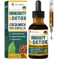 Fuenvegtal Cocolmeca Bark Immunity & Detox Drop, Herbal Extract with Polypodium Leucotomos Sarsaparilla Milk Thistle Supplement Support Detoxification,