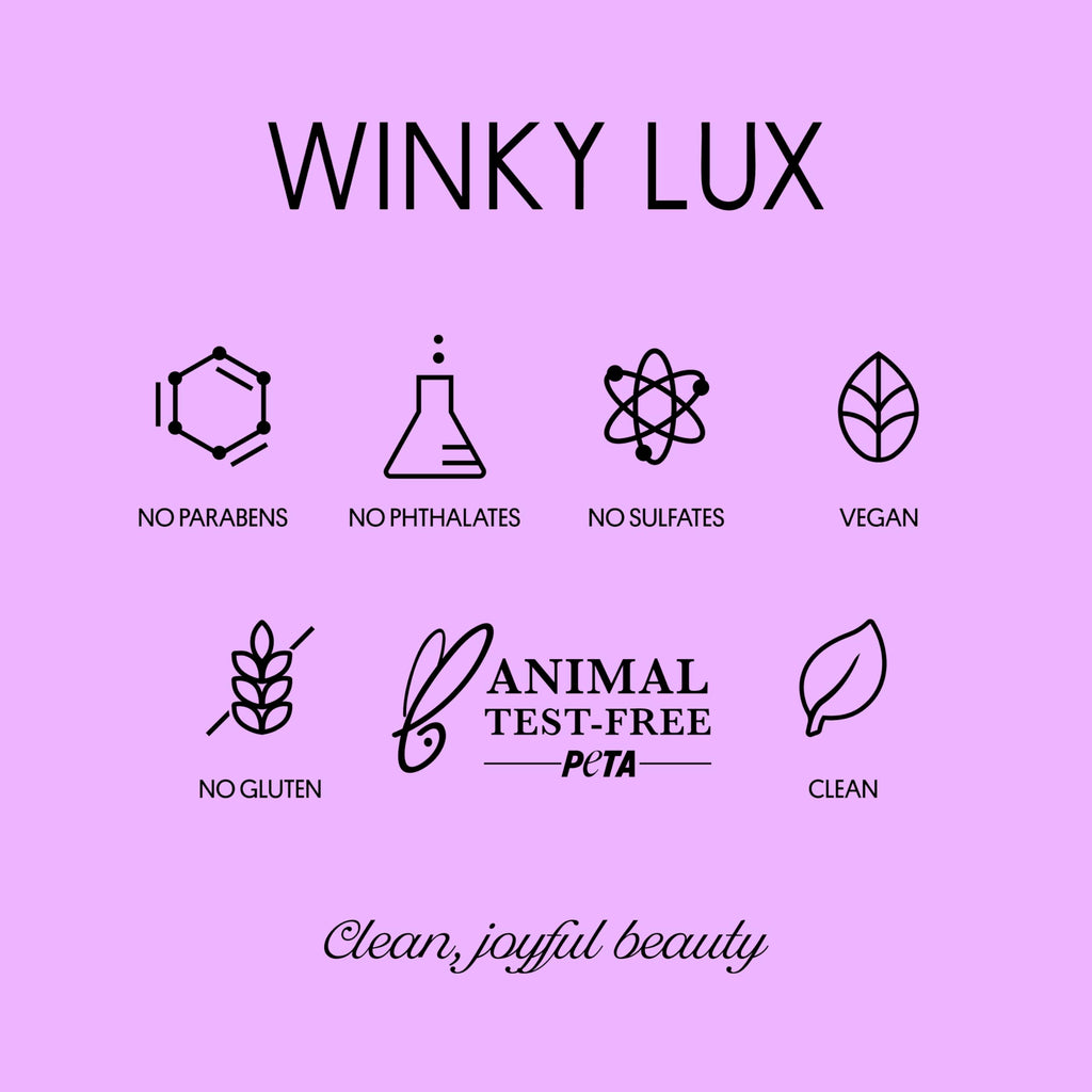 Winky Lux Aurora Glimmer Balm – Nourishing pH Lip Balm with Color Changing Mauve Tint, Hydrating Ceramides Soften and Hydrates Lips, Coconut Scent