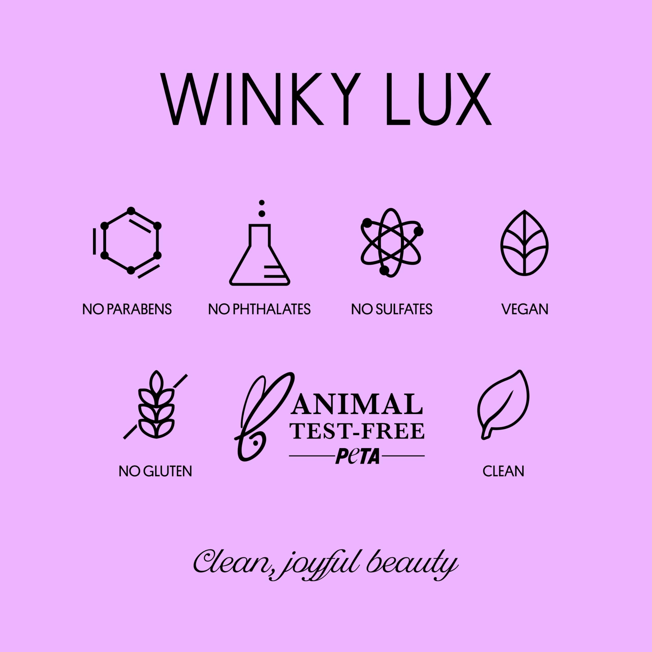 Winky Lux Unicorn Glimmer Balm -Hydrating ph Lip Balm, Natural Pink Tint with pH Color Changing, Moisturize & Soften Lips While Leaving Sheer