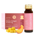 Happy Aging Marine Collagen Peptides Glow Shot 10,000mg - Liquid Collagen for Women with Liposomal Delivery - Promotes Skin Hydration, Elasticity & Radiance - Supports Hair & Nails, 10 Shots Happy Aging buy supplements Au