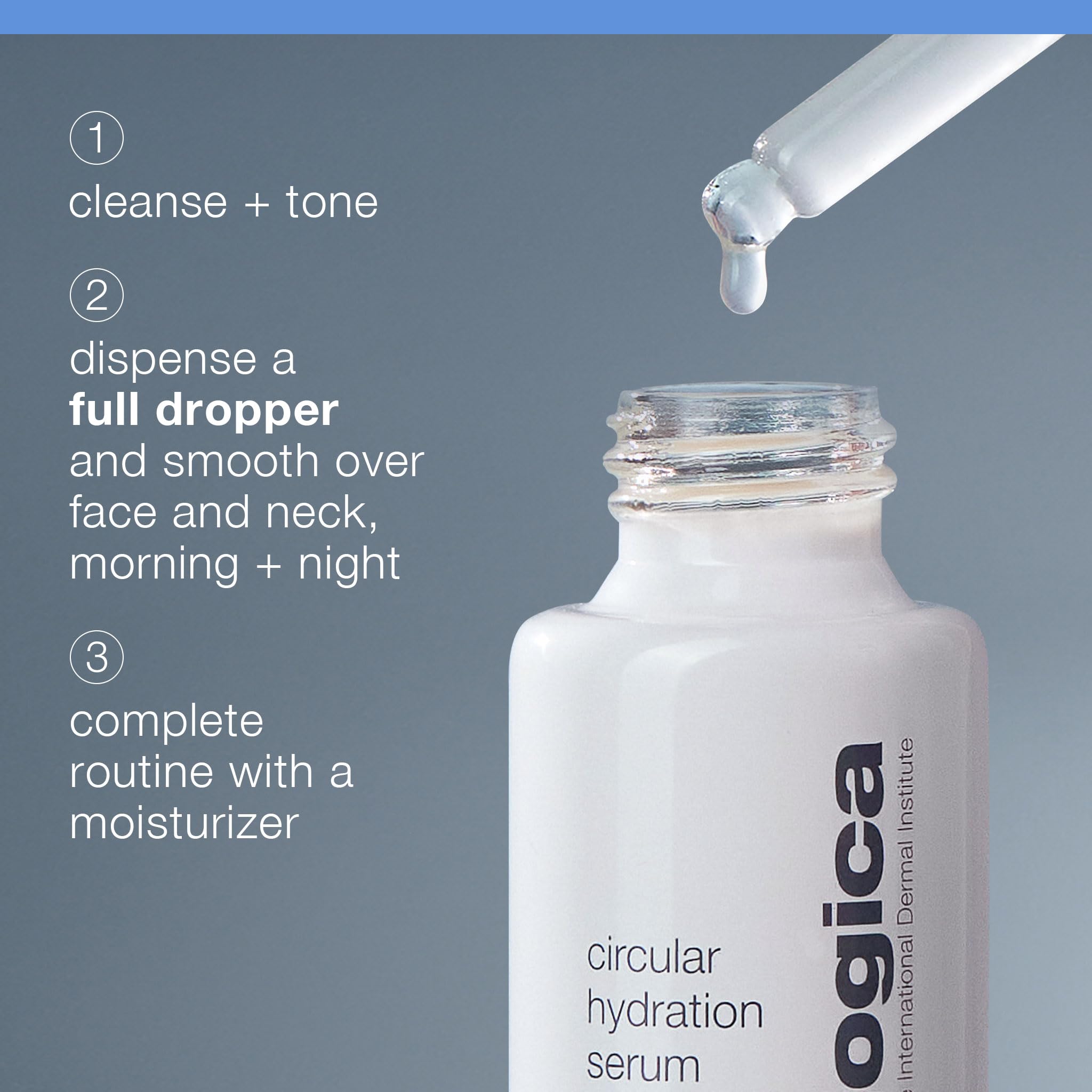 Dermalogica Circular Hydration Face Serum with Hyaluronic Acid - Deep Hydrating and Long Lasting, 1 fl oz