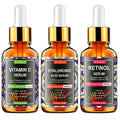 Wumal 3 Pack Face Serum Set - Includes Vitamin C, Retinol & Hyaluronic Acid - Firming, Brightening & Hydrating