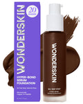 Wonderskin Hyper Bond All-Day Stay Serum Foundation – Waterproof, Transfer-Proof, 24HR Longwear Face Makeup with Niacinamide & Hyaluronic Acid – Lightweight, Natural Finish (Aura)