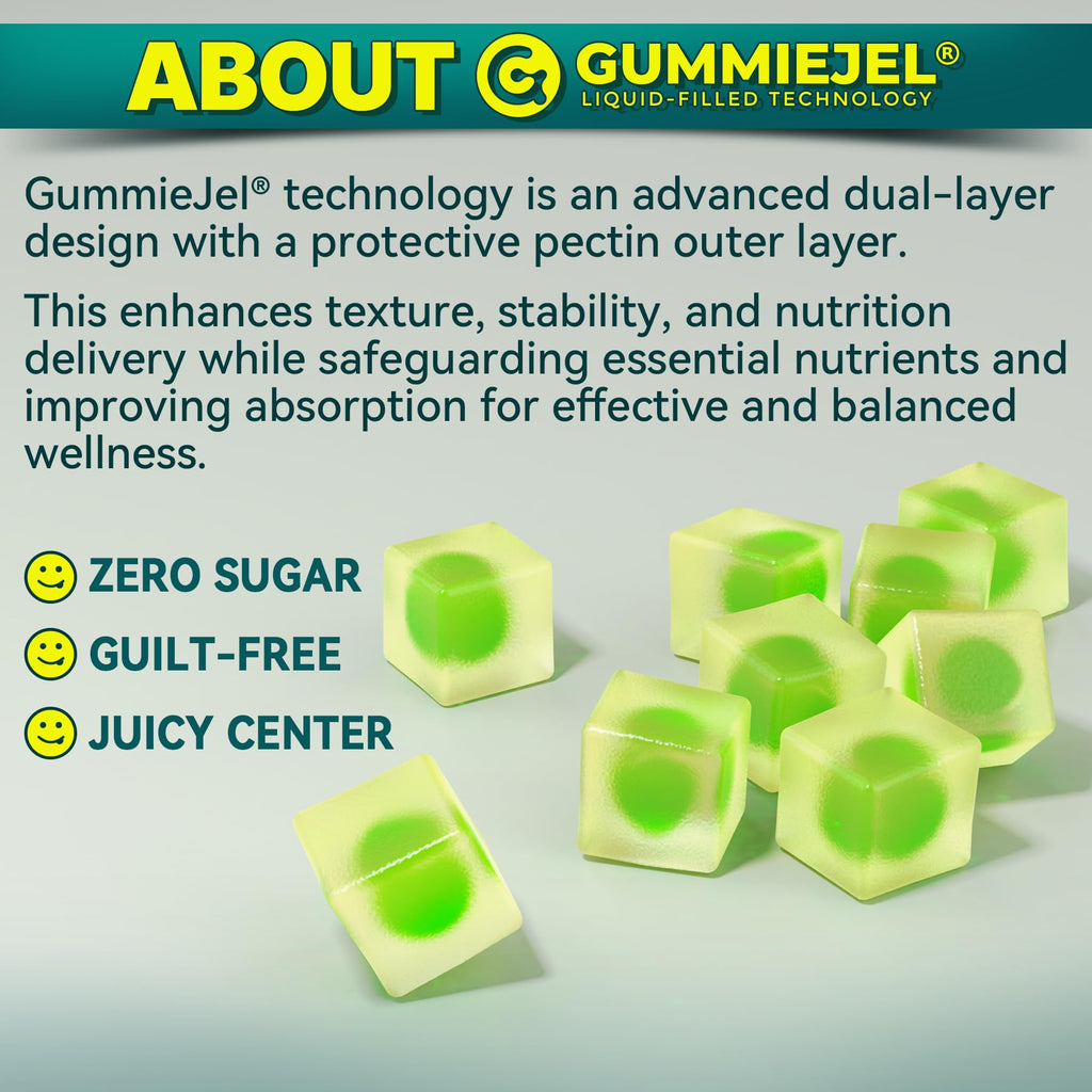 Vegan Omega-3 Gummies for Adults, Fish Oil Alternative from Algae Oil, Plant Based DHA 460mg & EPA 230mg Plus MethylFolate, Vitamin B12, Phosphatidylserine,