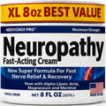 Neuropathy Nerve Relief Cream – Extra Large 8 oz – Maximum Strength for Feet Hands Legs Toes Back – Natural Ingredients Arnica Aloe Vera MSM Vitamins
