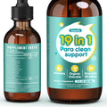 Tatavonix 19 in 1 Herbal Gut Cleanse Drops – Wormwood, Black Walnut, Chlorella 250mg, 10B Probiotics, Clove & Oregano