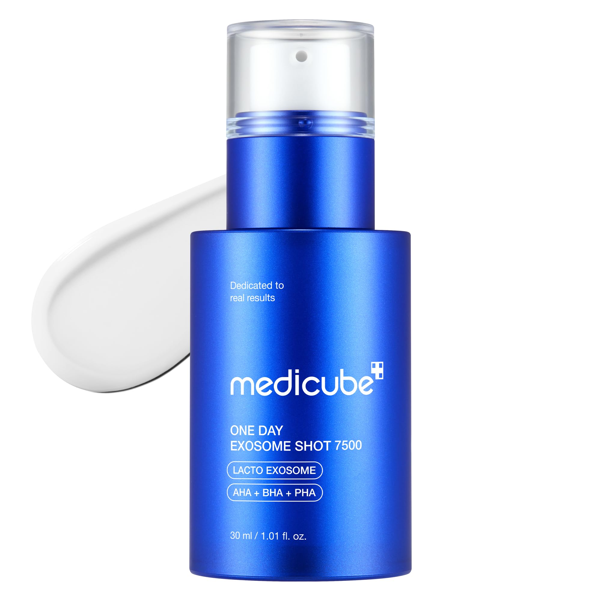 medicube Exosome Shot Zero 7,500 PPM Spicule Facial Serum | Liquid Skin Booster Serum | Exosome, AHA+BHA+PHA | Pore Care, Dead Skin Cells,