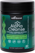 EdenBoost Liver Support Supplement - Advanced Detox Cleanse with 12 Organic Superfoods - Milk Thistle, Spirulina, Turmeric for Liver, Digestion,