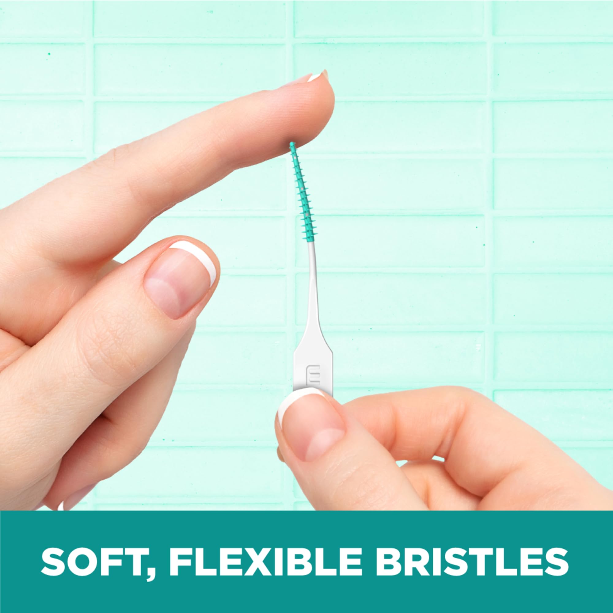 GUM Soft-Picks Original – Easy-to-Use Interdental Picks for Plaque Removal & Gum Health with Convenient Carry Case