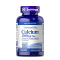 Puritan's Pride Absorbable Calcium 1500 mg Plus Vitamin D3 25mcg 1000 IU, Dietary Supplement for Bone Strength, Heart, Nerve, Muscle