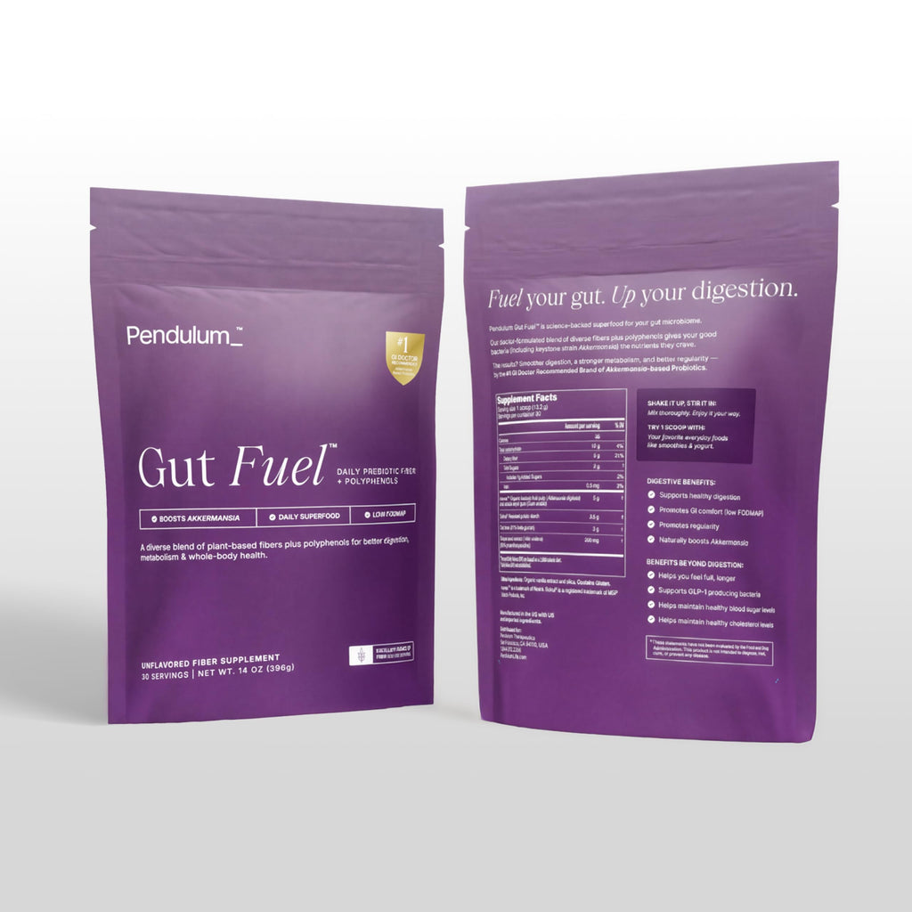Pendulum Gut Fuel - Fiber + Polyphenol, Prebiotic Blend to Support Digestion, Microbiome Balance, and Help Reduce Hunger